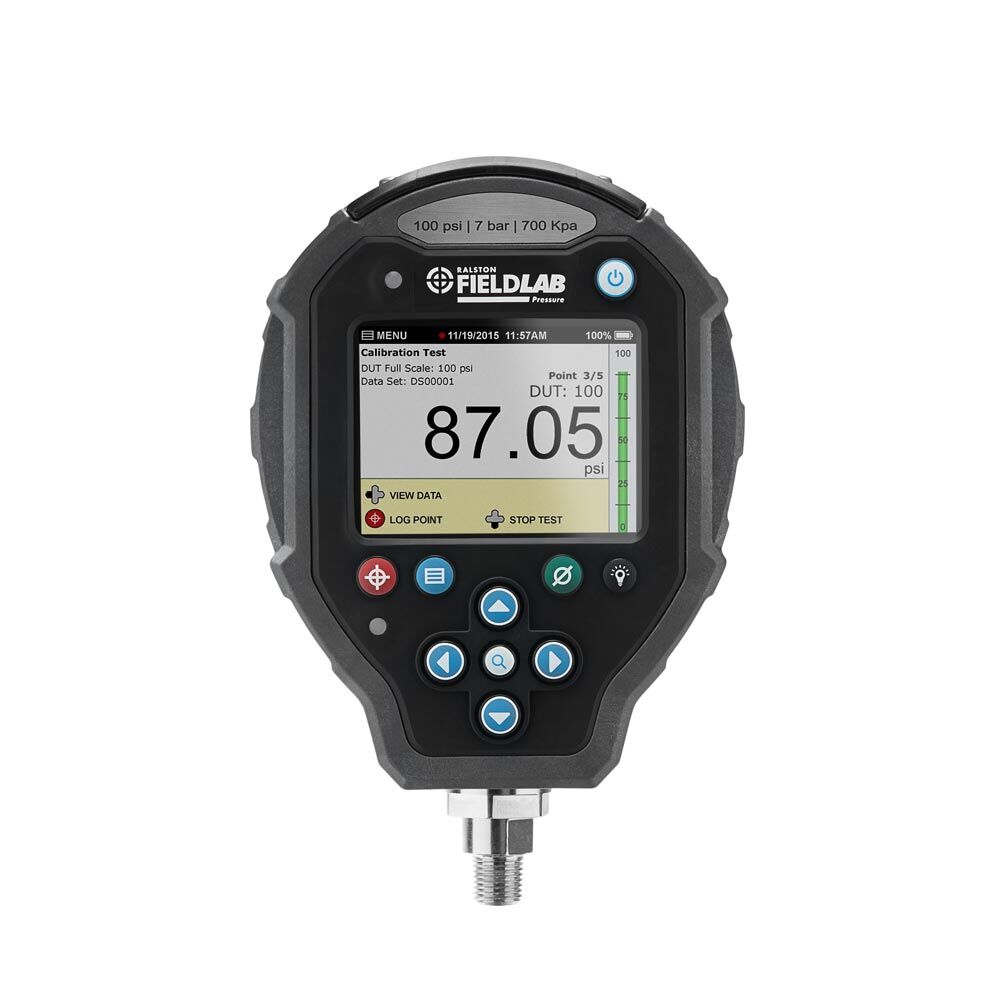 Calibrador de presión FieldLab FLP1-GN-2M de Ralston Instruments, IS, 500 psi/35 bar/3,5 MPa